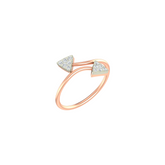 18K Gold & Diamond Ring For Women KLR-83